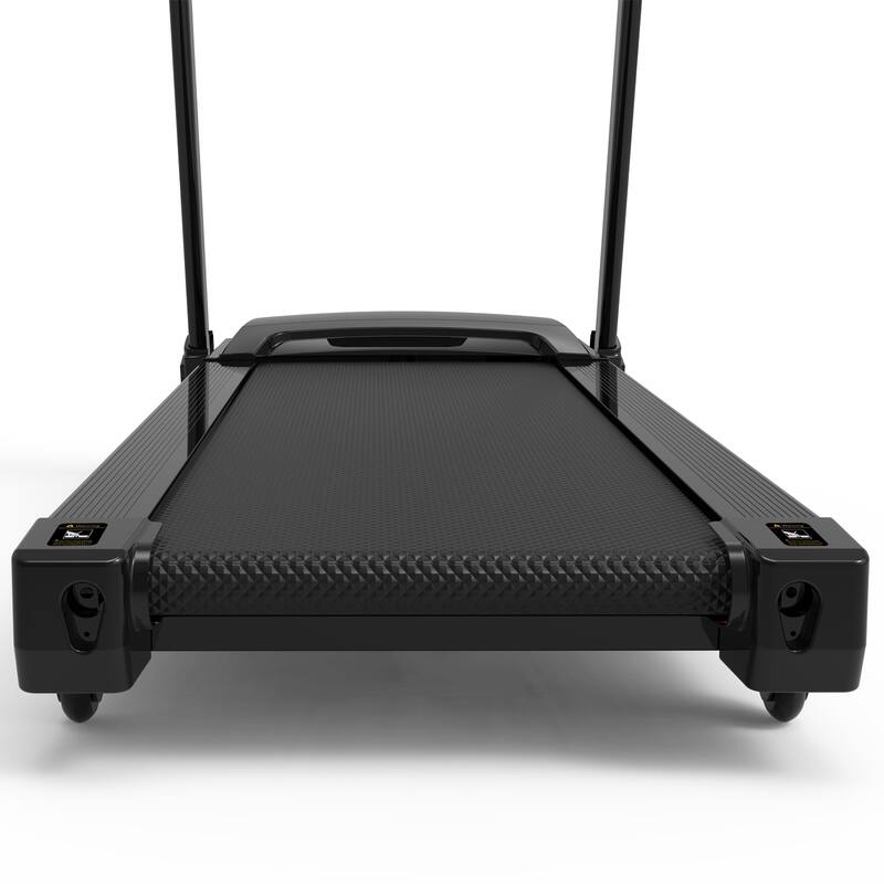 3.5HP Home Electric Treadmill, Foldable Workout Treadmill with Absorption Pulse Sensor, Automatic Incline Treadmill