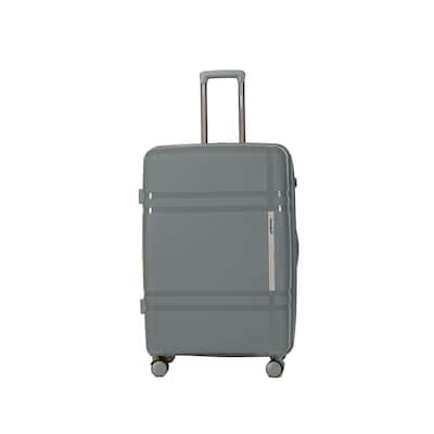 6-piece luggage set, expandable hard shell luggage set with rotating wheels