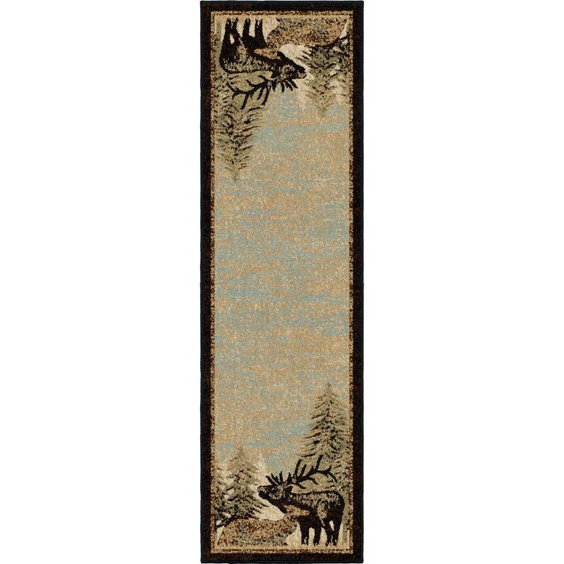 Mayberry Lodge King Timberland Lodge Area Rug - 2'3"x7'7" - Multi