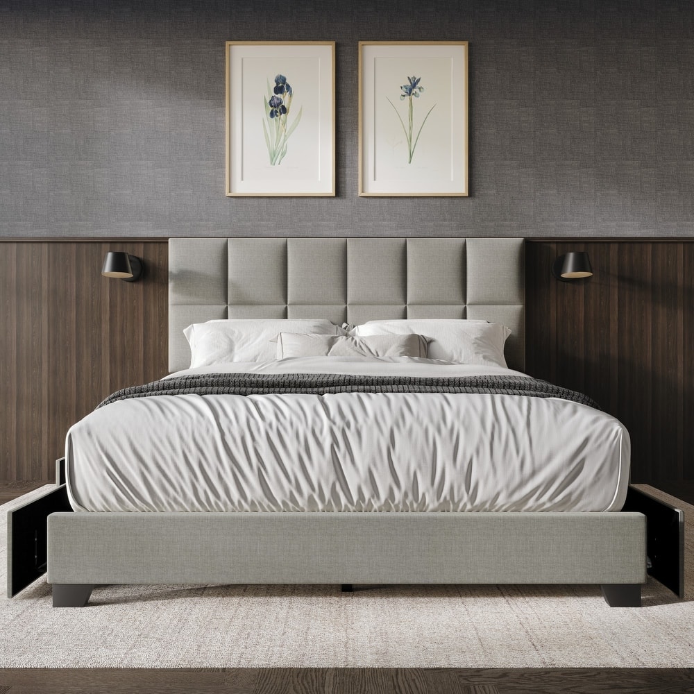 Raton Upholstered Storage Platform Bed