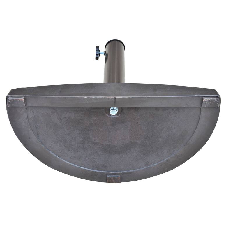 Island Umbrella 20-lb Resin Half Round Umbrella Base