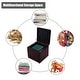 preview thumbnail 6 of 12, PU Leather Upholstery 16-inch Cube Storage Box Ottoman with Hinge Top