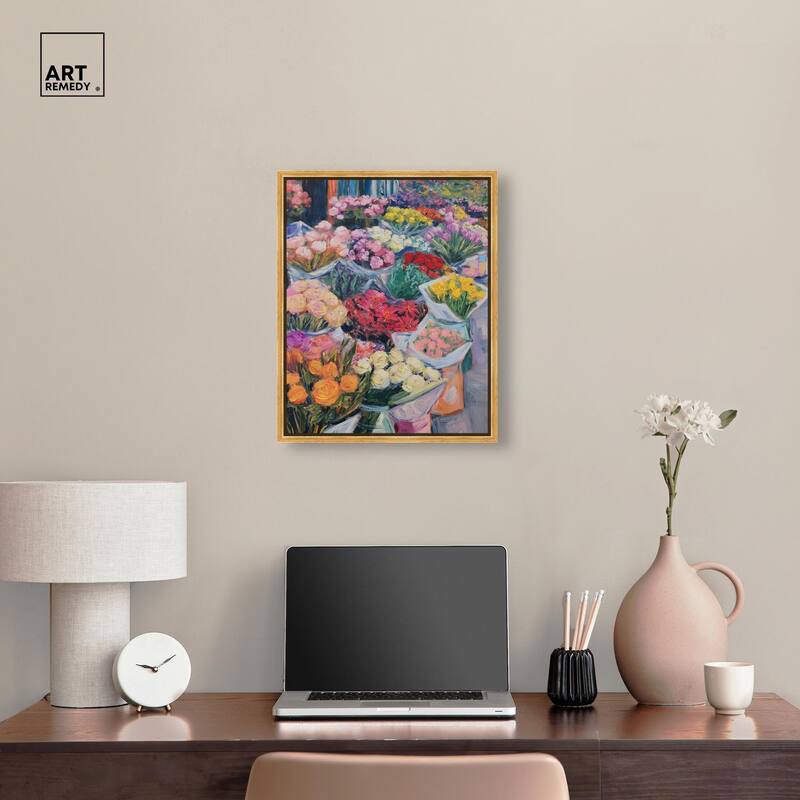 Market Blooms I Canvas by Art Remedy