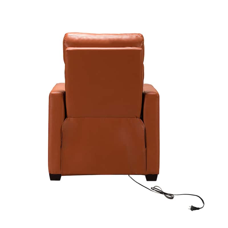 Alina 31.50"Wide Genuine Leather Power Recliner with USB Port, Set of 2