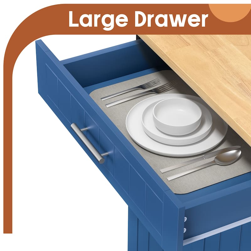 Futzca Storage Kitchen Island Cart