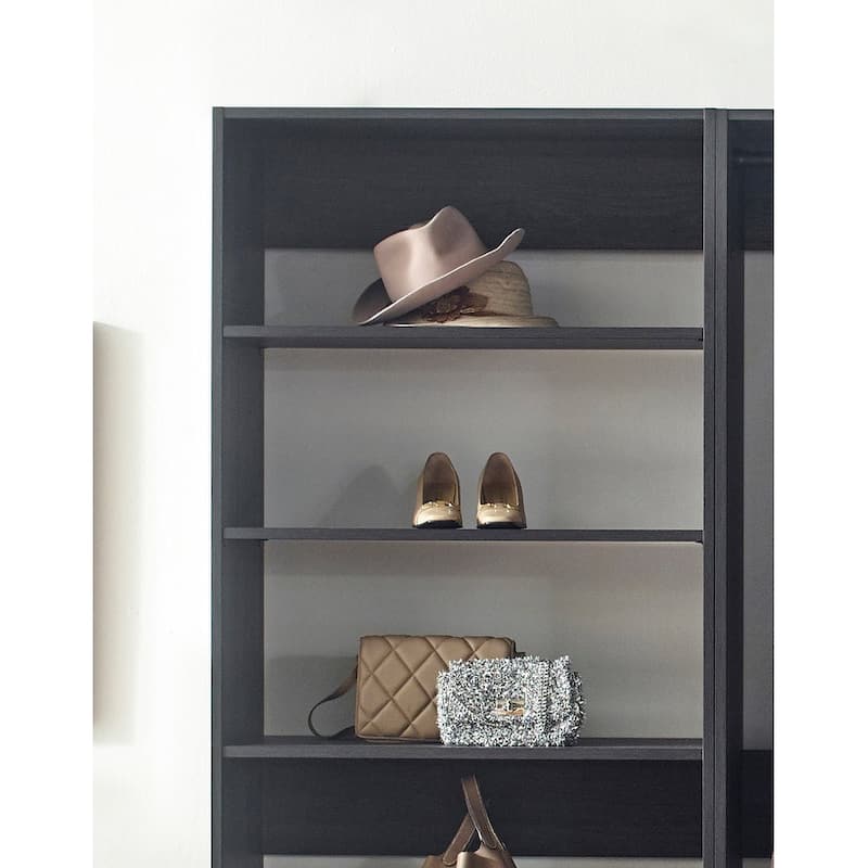 Prosper Gray Freestanding Walk in Wood Closet System