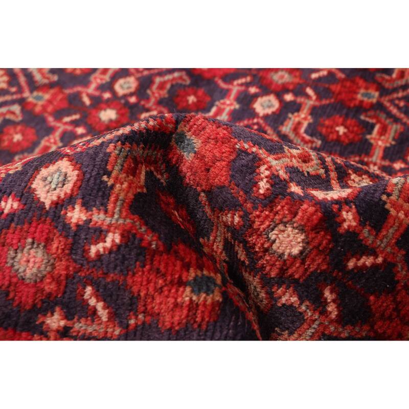 ECARPETGALLERY Hand-knotted Andelz Dark Navy Wool Rug - 5'2 x 10'4