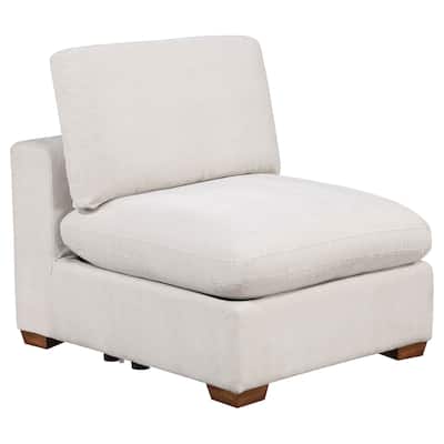 Lakeview Transitional Fabric Upholstered Armless Chair