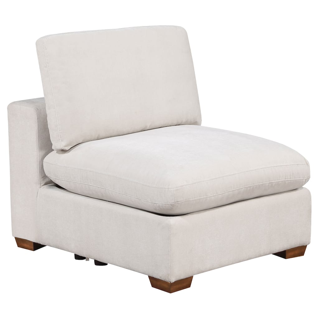 Lakeview Transitional Fabric Upholstered Armless Chair