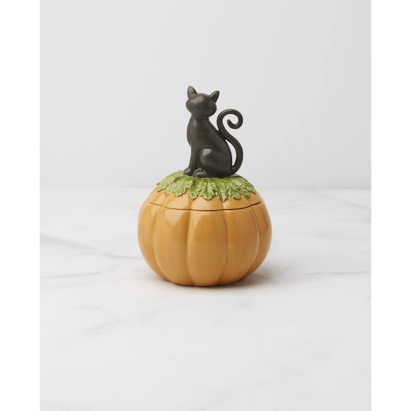 Lenox Haunted Halloween Covered Candy Jar