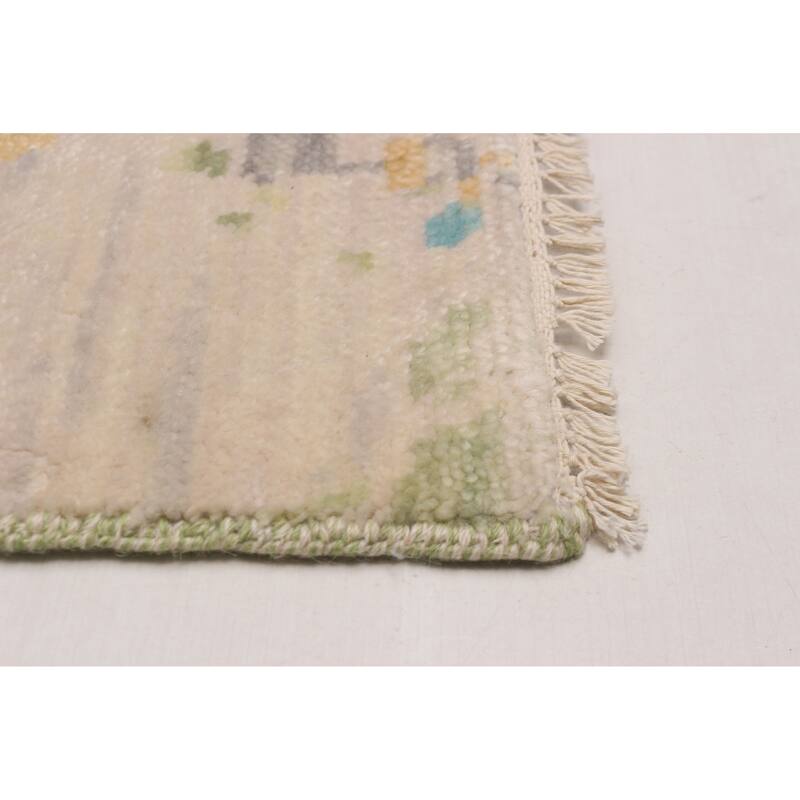 ECARPETGALLERY Hand-knotted Mystique Multi Color Wool Rug - 8' x 9' 11"