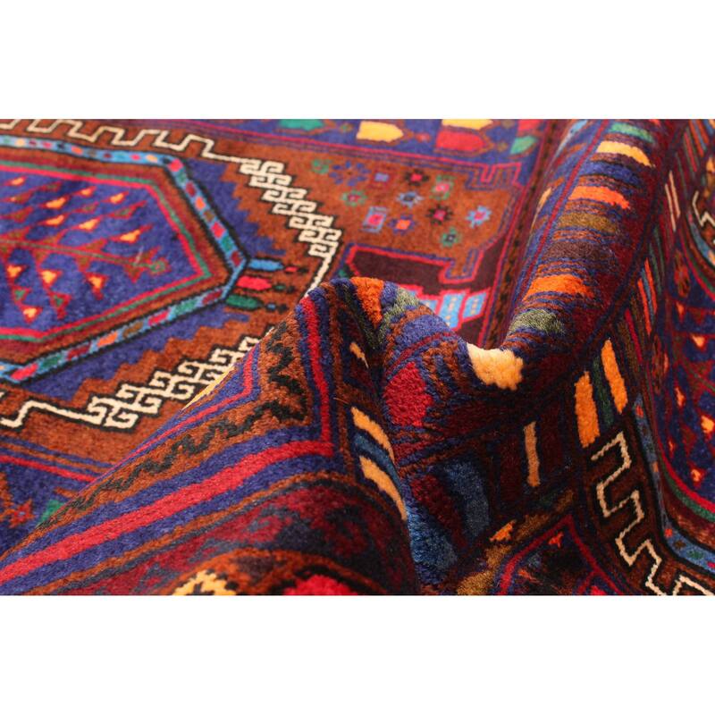 ECARPETGALLERY Hand-knotted Teimani Navy Wool Rug - 2'10 x 4'9