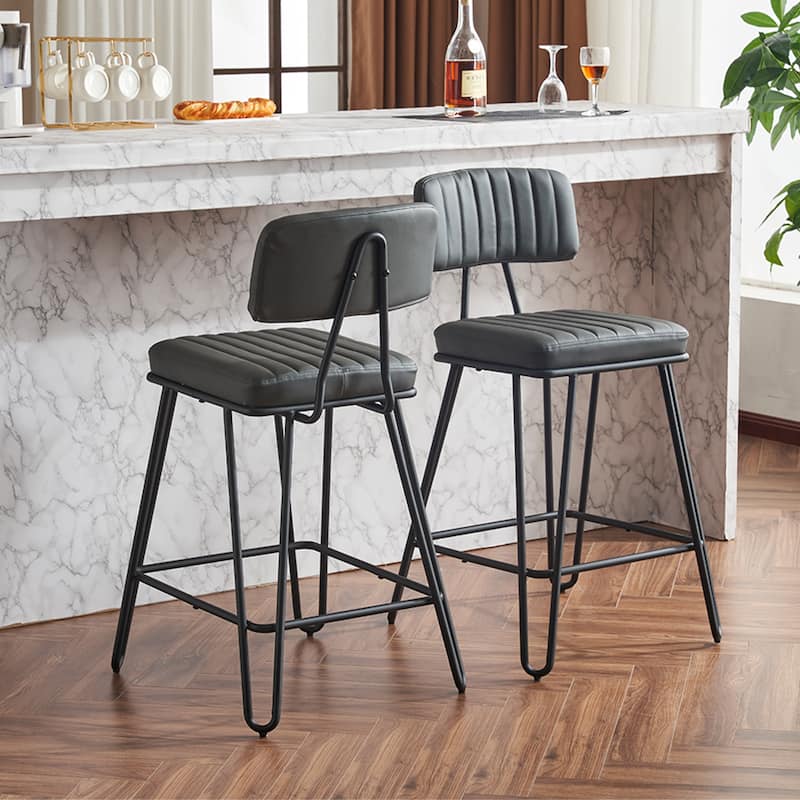 Industrial Bar Stools Set Of 2