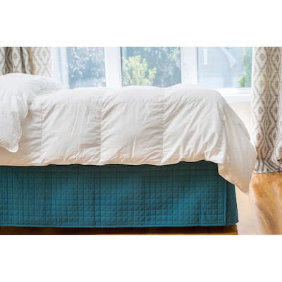 Gouchee Home Grid Bedskirt