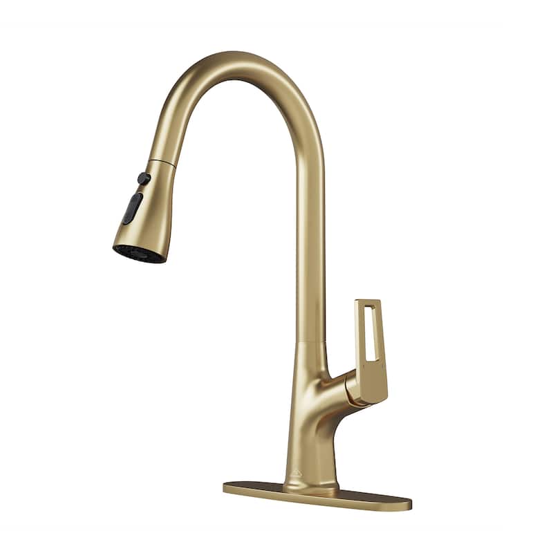 Single Handle Pull Down Sprayer Kitchen Faucet