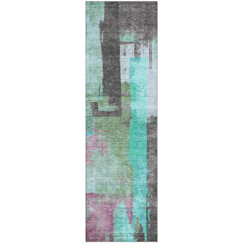 Premium Washable Super Soft Abstract Contemporary Mayfield Rug