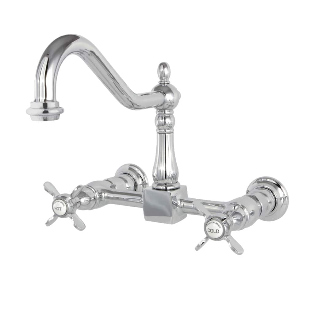 Kingston Brass Essex Wall Mount Bridge Kitchen Faucet