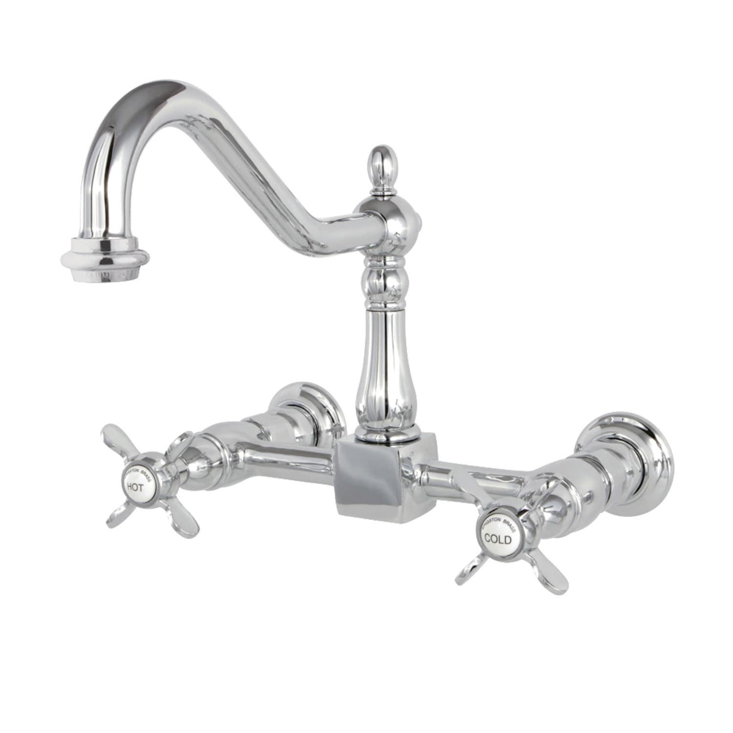 Kingston Brass Essex Wall Mount Bridge Kitchen Faucet
