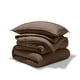 preview thumbnail 119 of 138, Bare Home Hypoallergenic Down Alternative Comforter Set Twin - Twin XL - Heathered Taupe