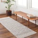 Sarasota Outdoor Safe Farmhouse Netural Area Rug - Medium Grey - 2'5" x 7'3"
