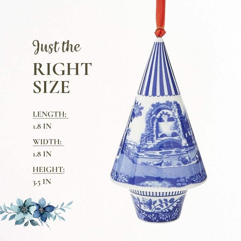 Spode Blue Italian Tree Ornament