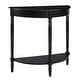 preview thumbnail 14 of 25, Convenience Concepts French Country Half-Round Entryway Table with Shelf