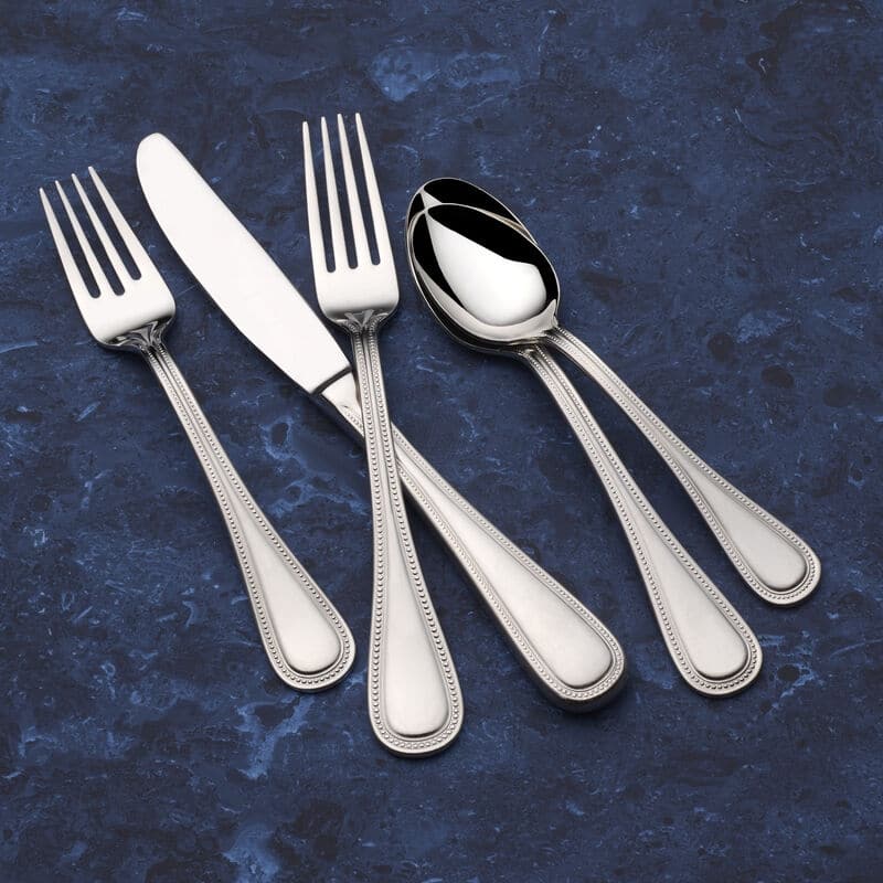 Towle Beaded Antique 45-Piece Flatware Set