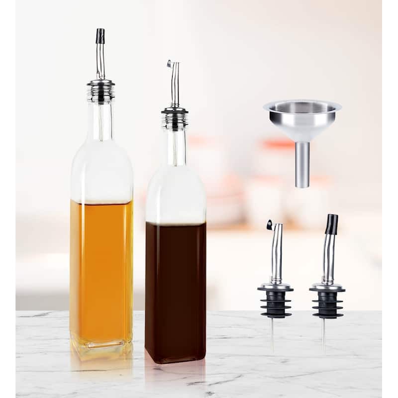 Prime Cook 5 Piece Oil & Vinegar Cruet Set - 5 Piece