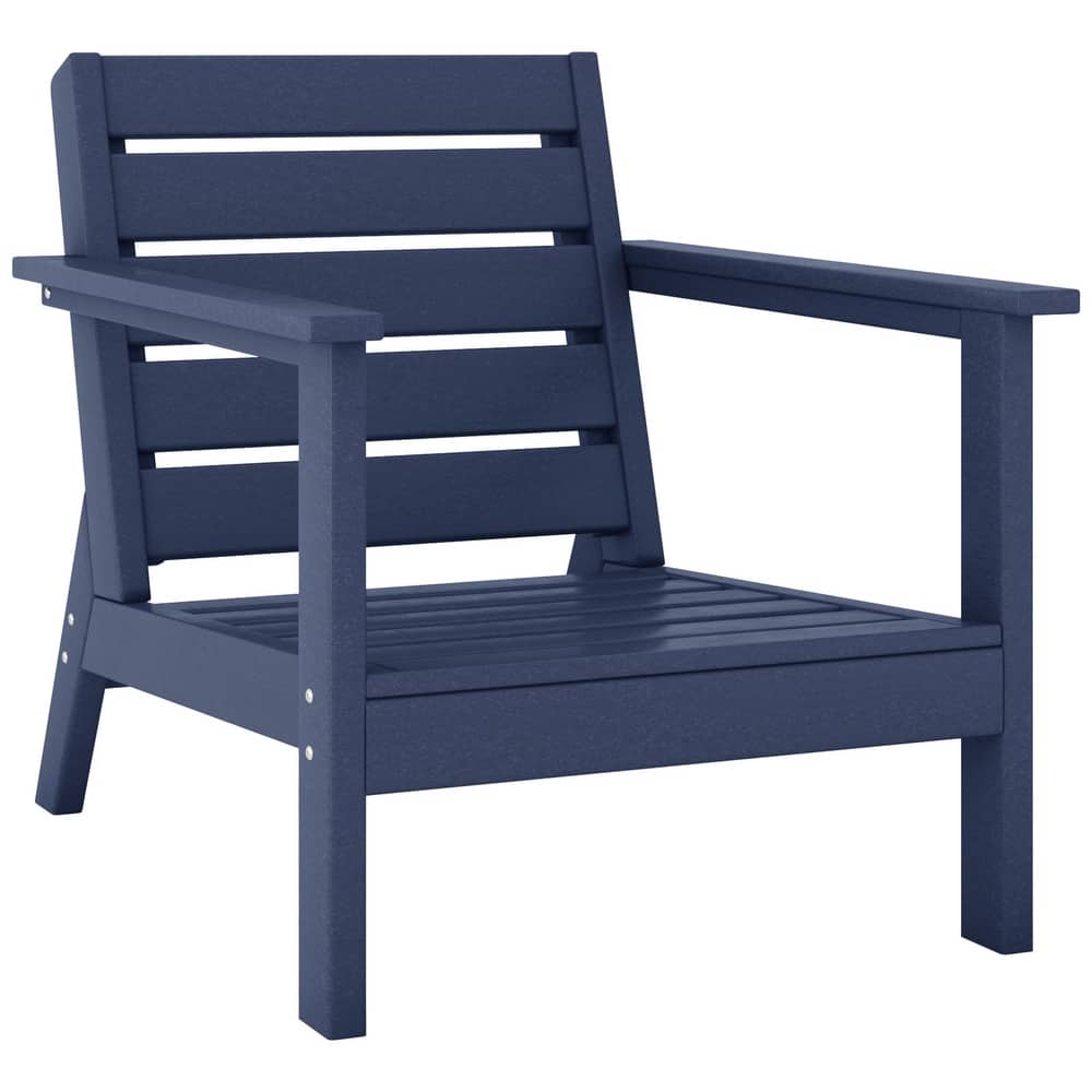 Birchwood All Weather Poly HDPE Outdoor Patio Deep Seating Arm Chair