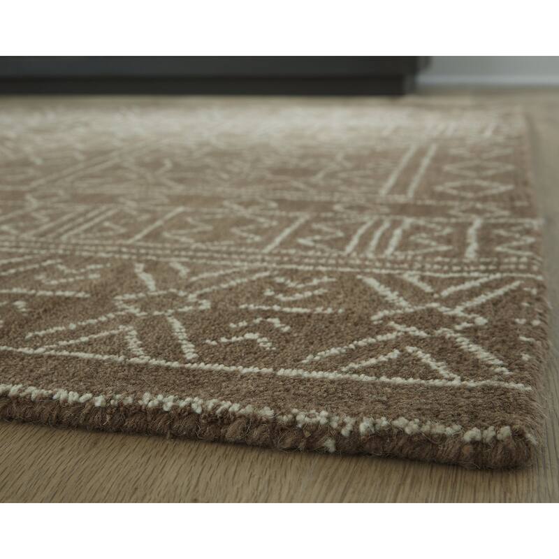 Signature Design by Ashley Merrittman Brown/Ivory Area Rug