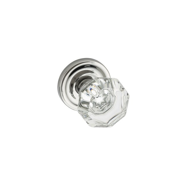 Montana Forge K4-R1-4090 Single Dummy Door Knob Set with K4 Knob and R1 Rose from the Contemporary Collection