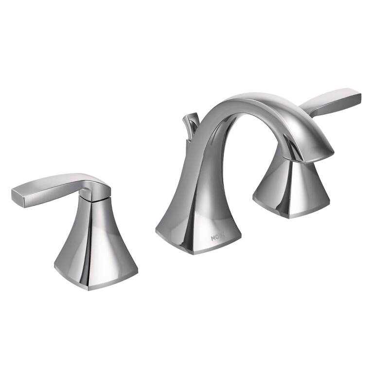 Moen TV6905 Voss 1.2 GPM Widespread Bathroom Faucet with Pop-Up Drain - Chrome