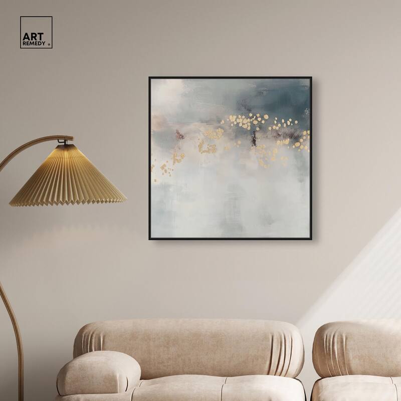 Golden Scatter Canvas by Art Remedy
