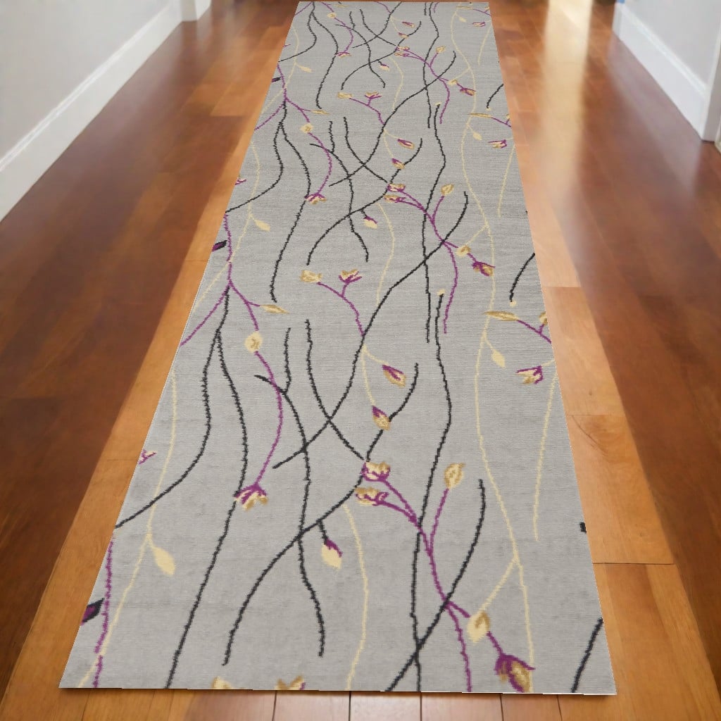 Cezew Power Loomed Floral Durable Area Rug By HomeRoots