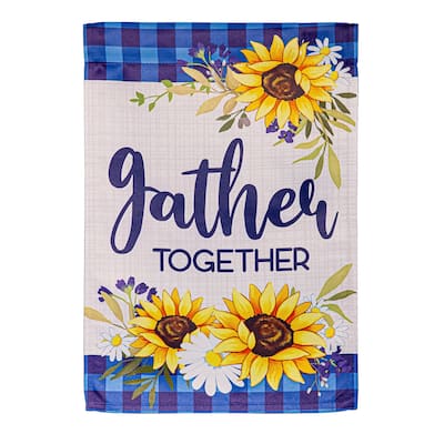 Gather Suede Garden Flag
