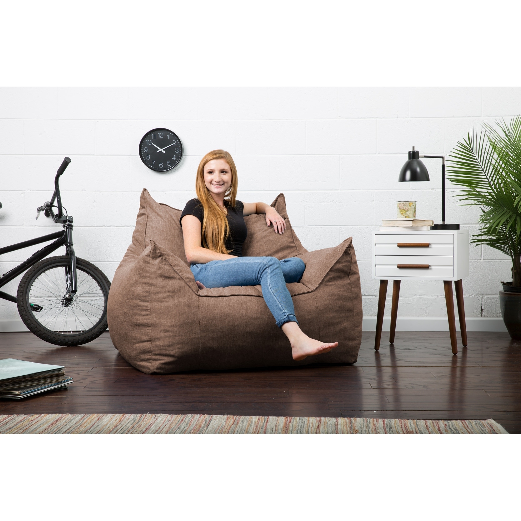 Big Joe Imperial Lounger Fuf Bean Bag Chair