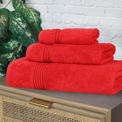 Superior Heritage Egyptian Cotton Absorbent 3-Piece Towel Set