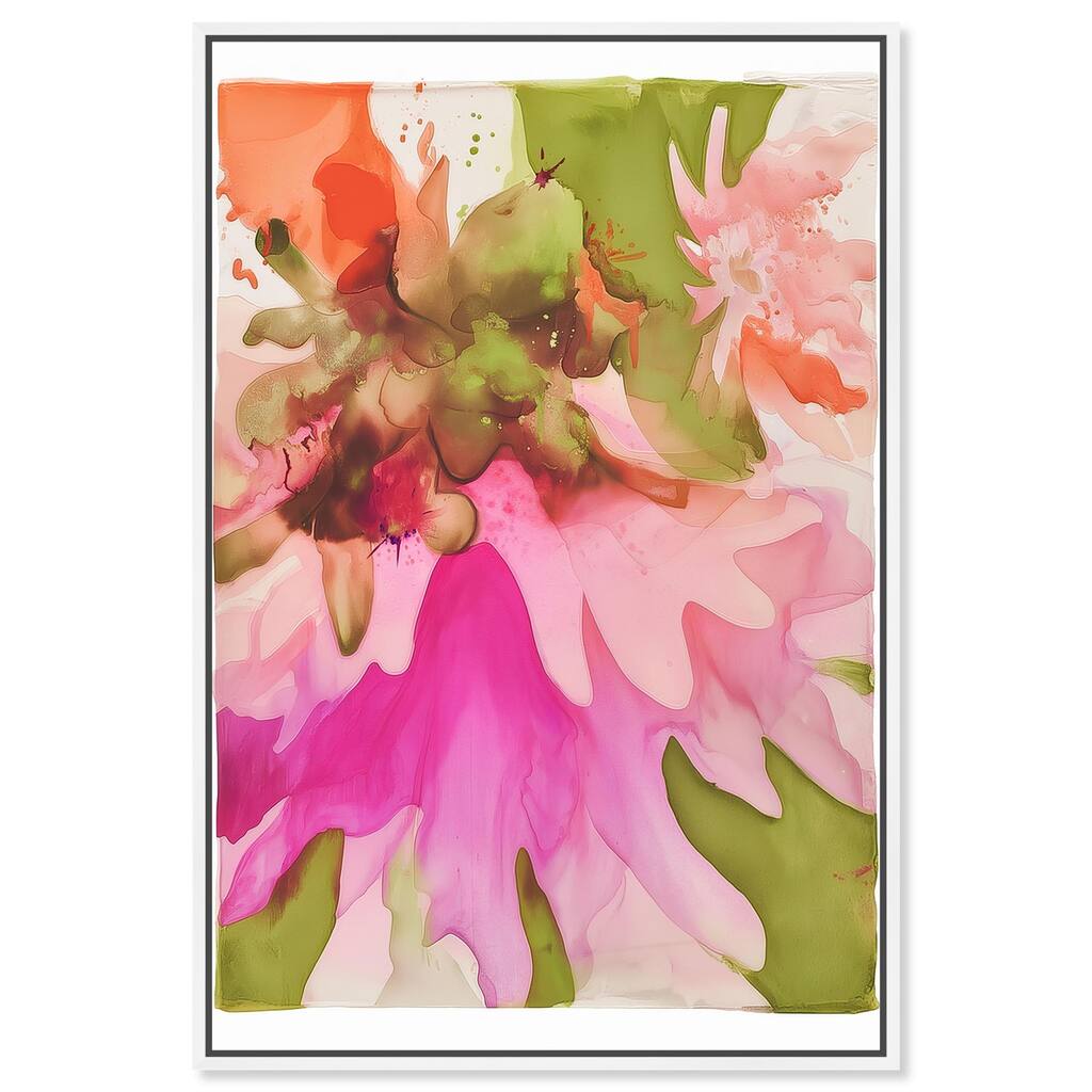 Vibrant Fluidity Floral I Canvas by Art Remedy