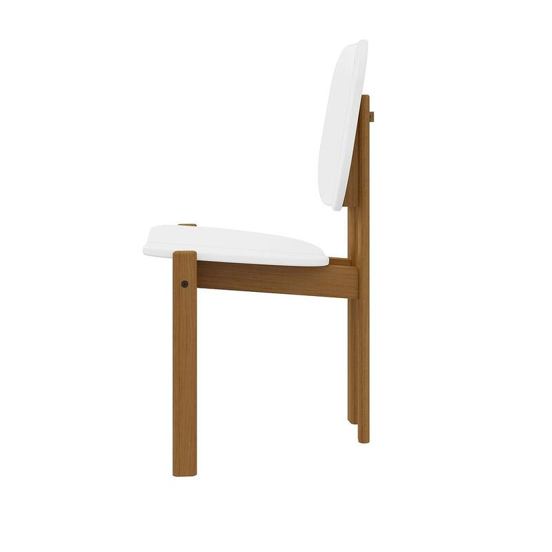 Manhattan Comfort Mid-Century Gales Round Dining Table Set