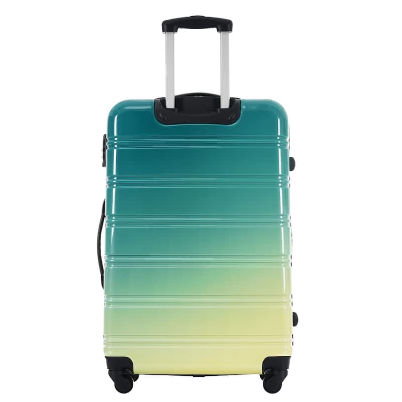 Hardshell Luggage Sets 3 Piece Gradient Color Expandable Suitcase with Spinner Wheels and TSA Lock Lightweight 20" 24" 28"