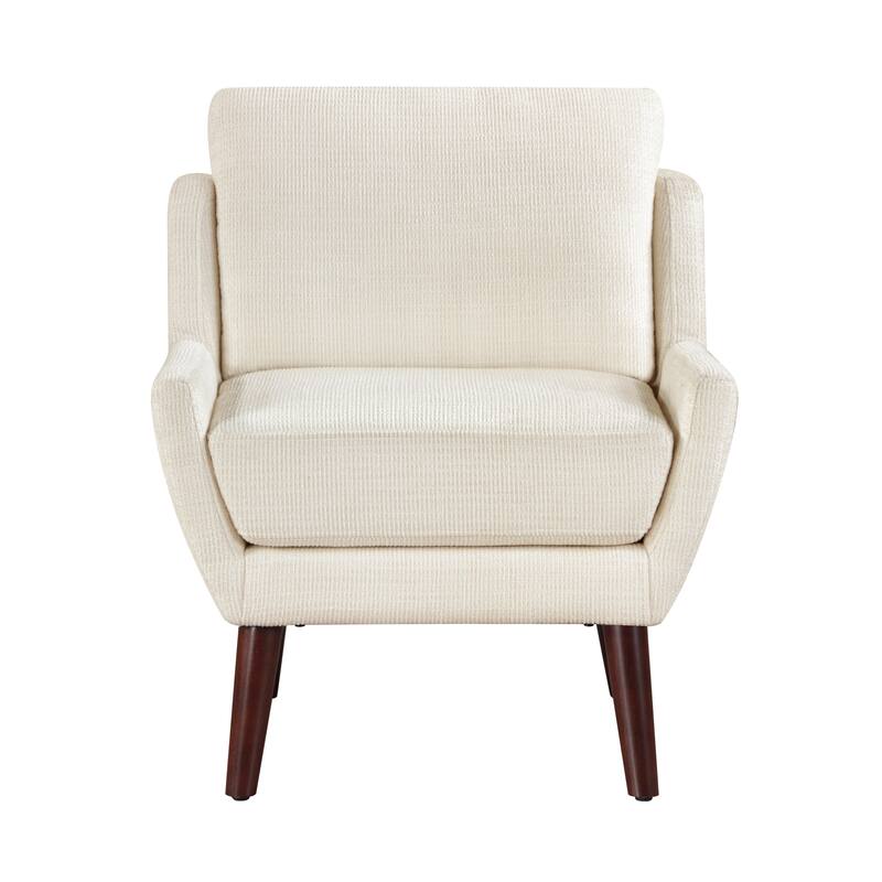 Canyon 26.5" Chenille Accent Chair - Espresso Finish Solid Wood Legs