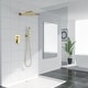 preview thumbnail 10 of 10, Lordear 12 Inches Shower System Wall Mounted Rainfall Shower Head System Rough-In Valve Body and Trim Included