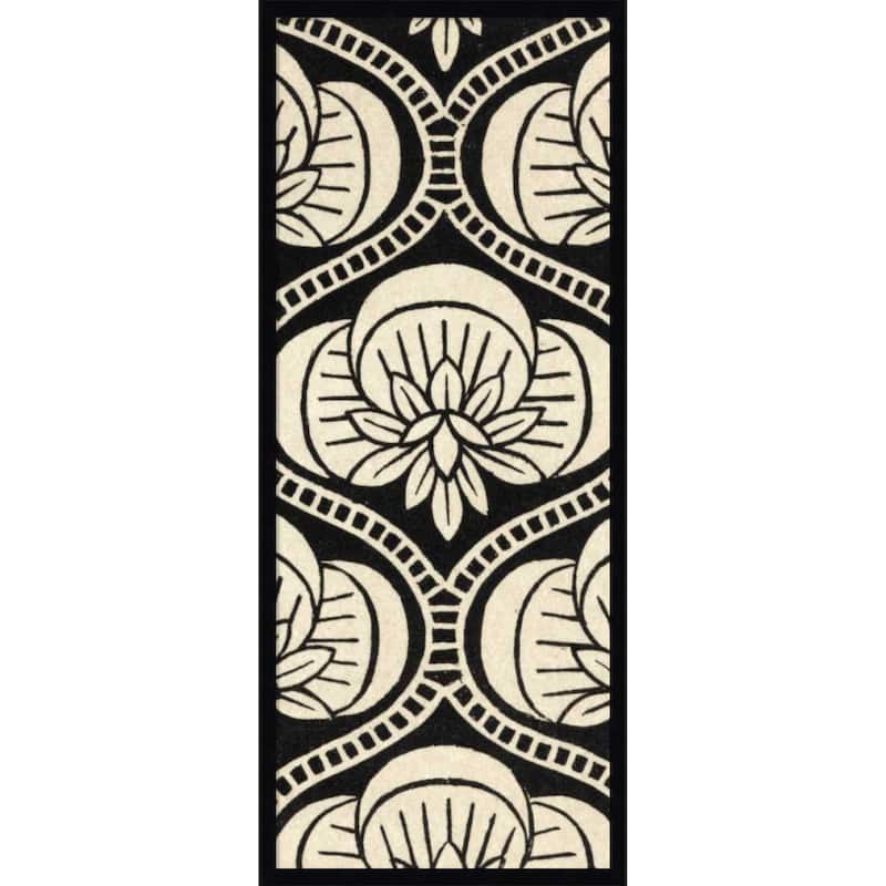 Amanti Art Framed Fabric Pinboard Ornamental Tile Motif No. 1 by Vision Studio Printed Bulletin Board