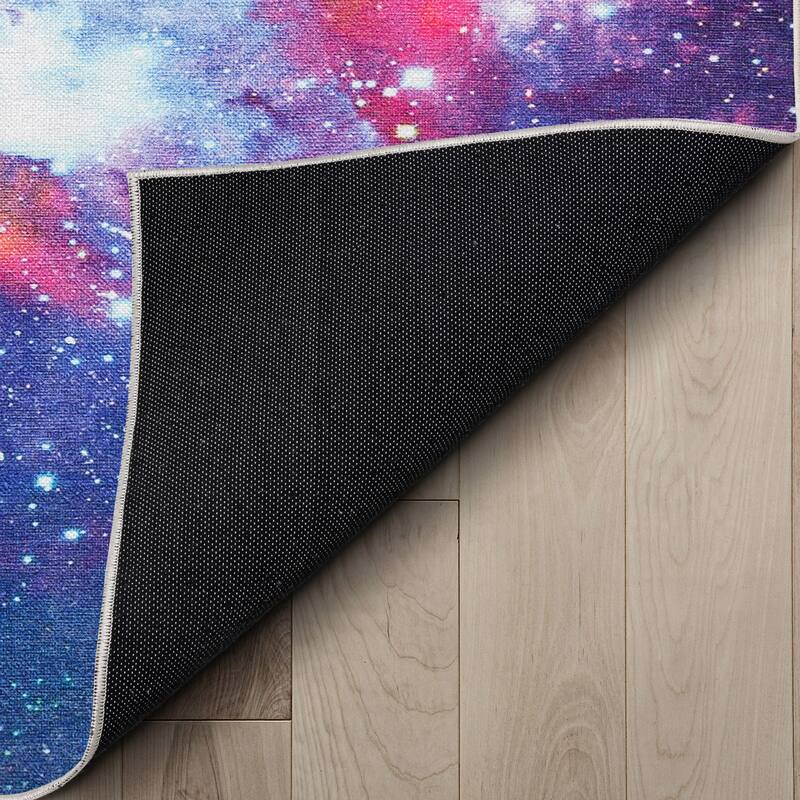 Well Woven Celestial Space Modern Abstract Kids Rug