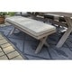 preview thumbnail 6 of 6, Signature Design by Ashley Hillside Barn Gray/Brown 54" Outdoor Dining Bench - 54.38" W x 18.75" D x 19.25" H