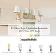 preview thumbnail 12 of 10, Modern Farmhouse 4-Light Gold Chandelier Island Lights with Fabric Shade for Dining Room