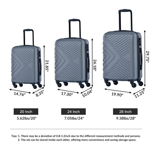 3 Piece Luggage Sets Bed Bath Beyond 38426961