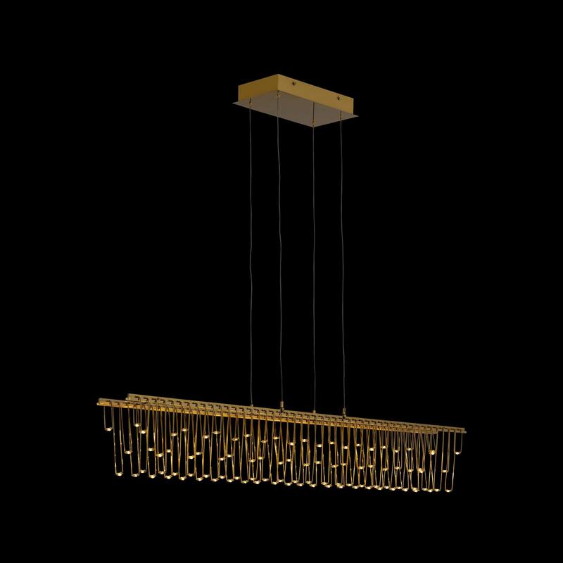 Golden Lighting 5461-LP48 Lucerna 5" Wide Linear Pendant