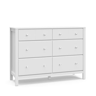 Storkcraft Horizon 6 Drawer Dresser - GREENGUARD Gold Certified, Interlocking Drawer System