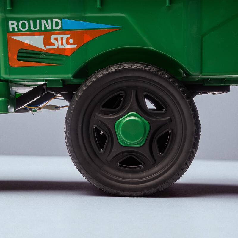 12V Kids Electric 3-Wheel Cargo Truck with Storage, LED Lights, Music, Anti-Slip Wheels, Wide Seat & Stable Trike Design